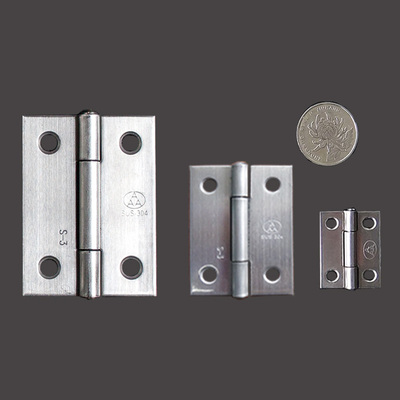 304不锈钢合页铰链 加厚合叶迷你微型折页平开1寸小合页五金配件