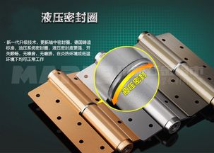 玛丽隐形门功能合页,广角开启阻尼缓冲闭门器,不锈钢压铸弹簧合页