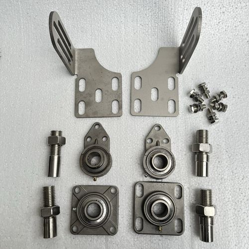 304不锈钢较链别墅大门庭院门天地插可调地轴实心加厚轴承合页201