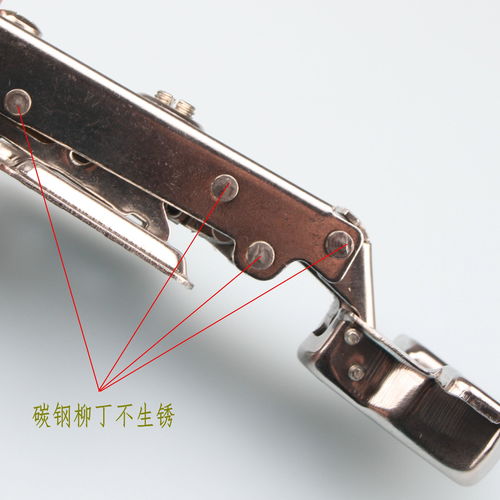 静音铰链304不锈钢铰链橱柜衣柜门阻尼缓冲液压门铰飞机烟斗合页