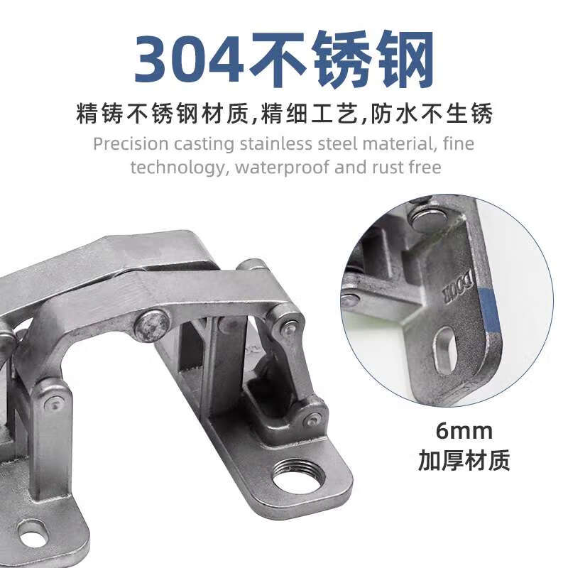 何佳功重型隐形门合页石材门铰链消防栓箱管井门厚门暗门二维可调干挂